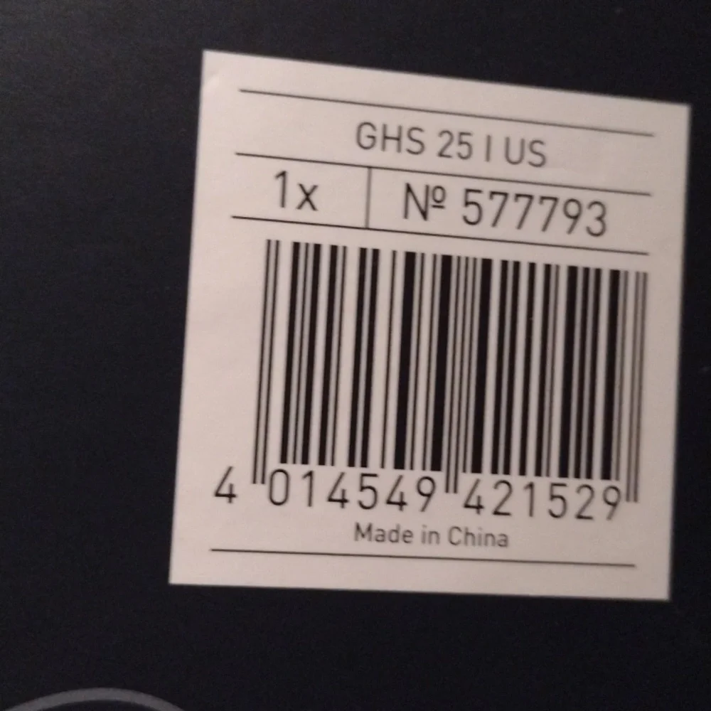 GHS 25 I Hearing Protection -NWT